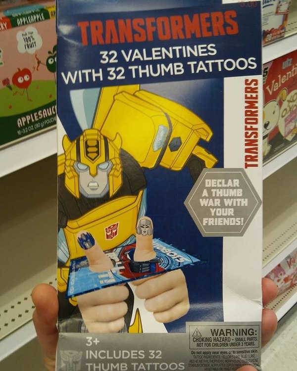 Alls Fair In Love Thumb War With New Evergreen Transformers Valentines (1 of 1)